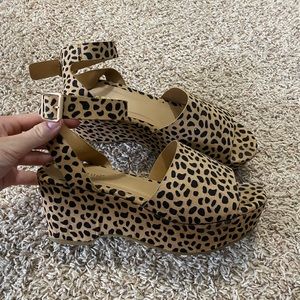 Bamboo Printed Wedges